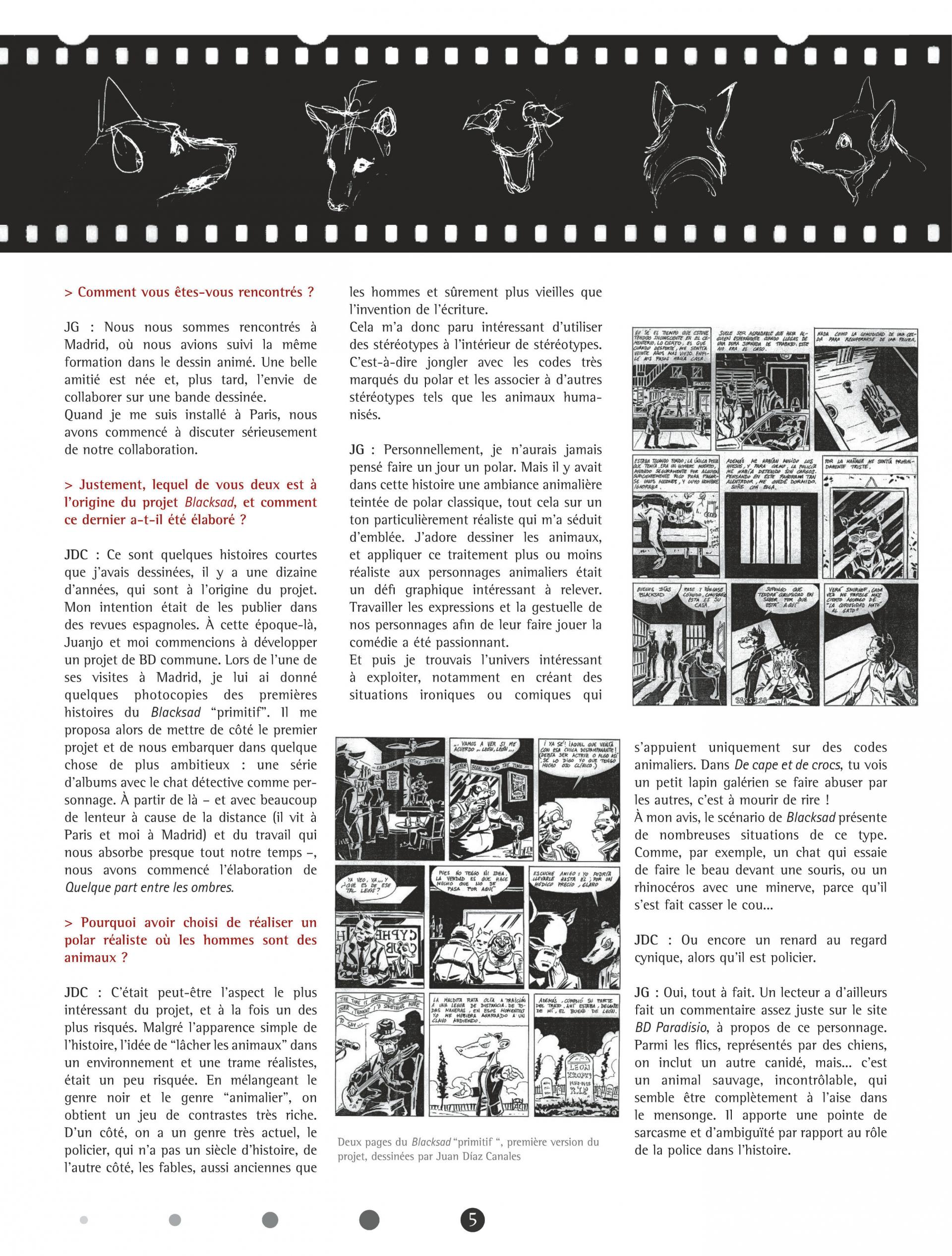 Blacksad les dessous de l'enquête