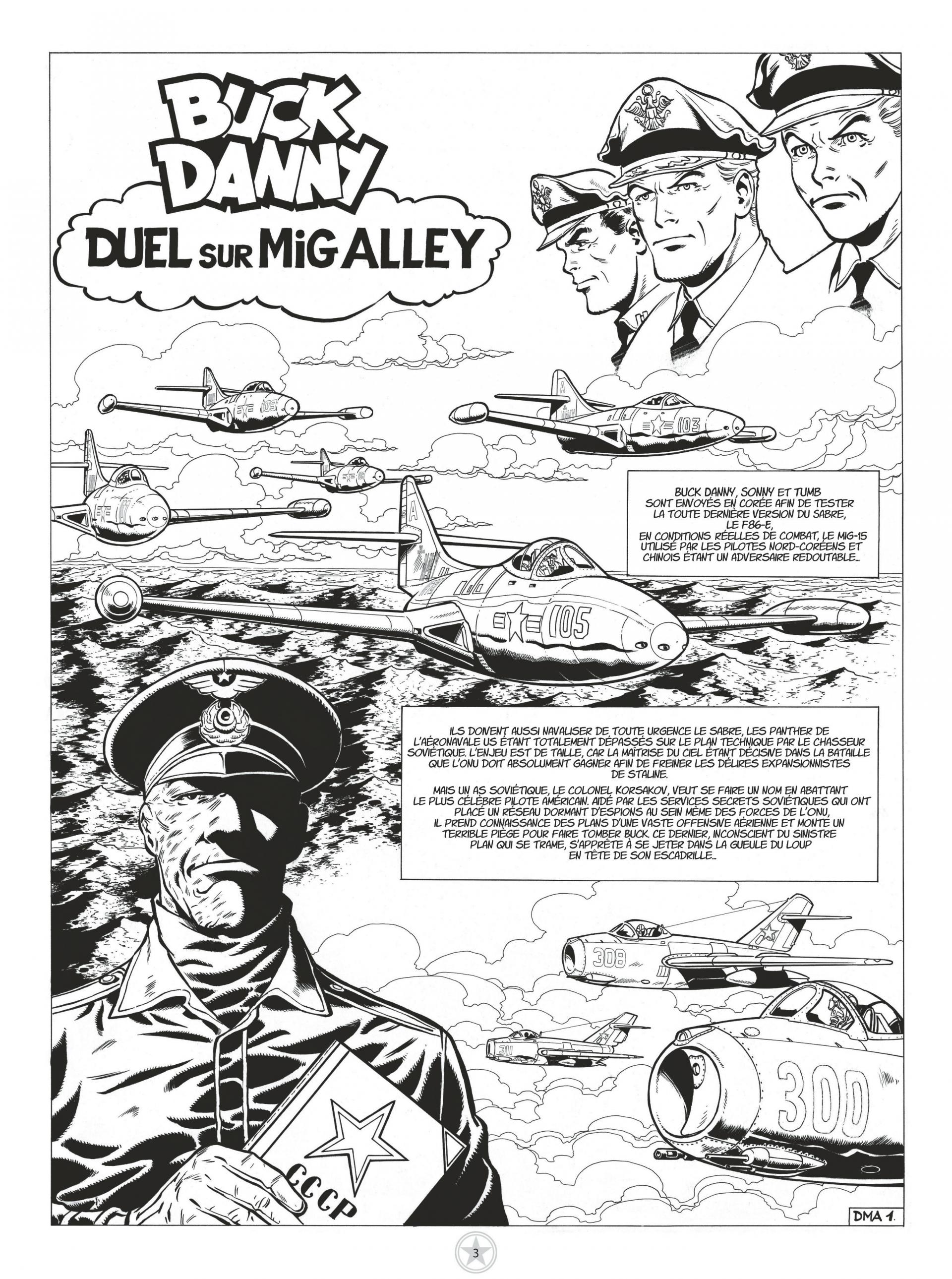 Duel sur Mig Alley - tirage de tête luxe N/B
