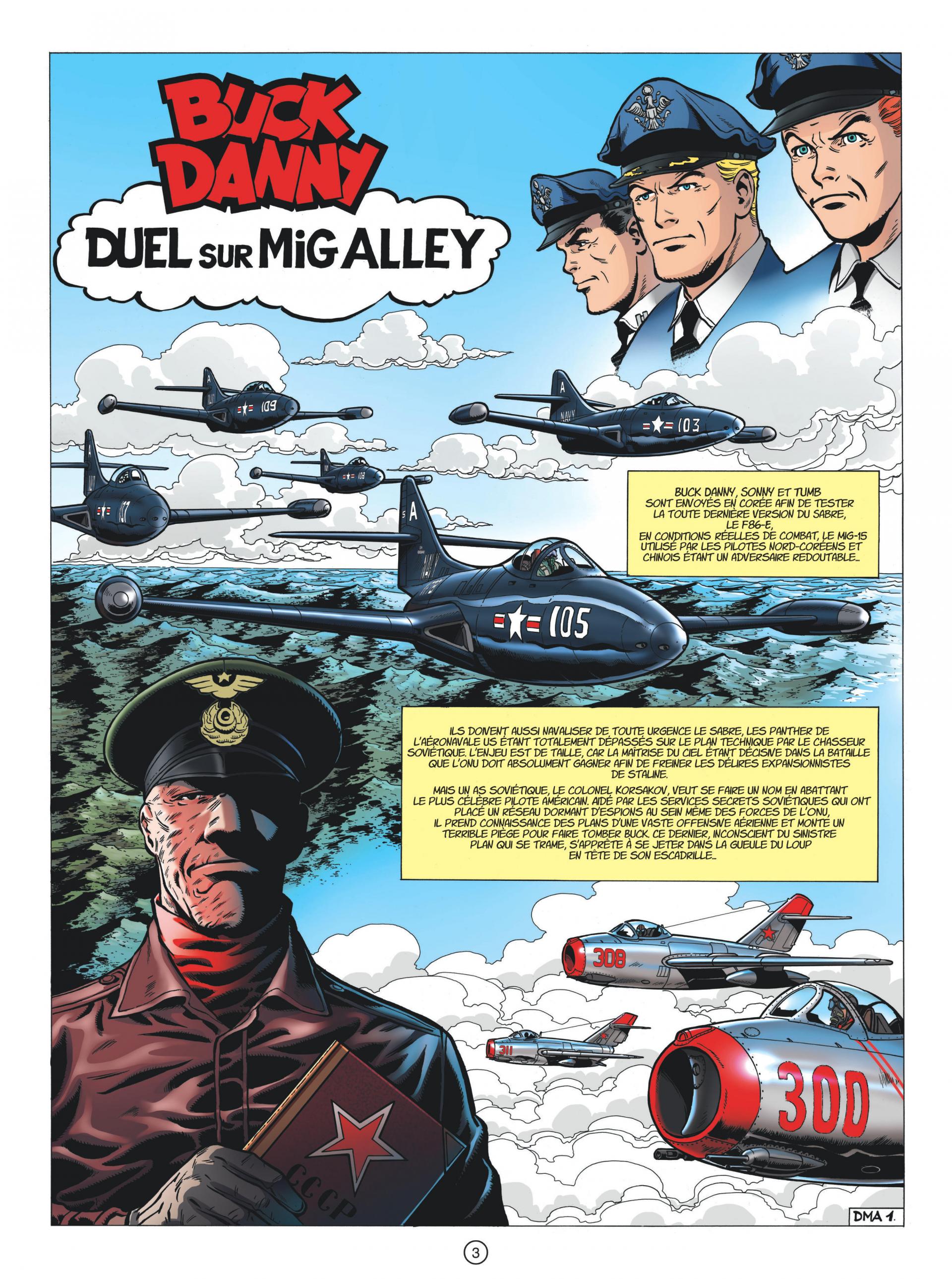 Duel sur Mig Alley - couleurs