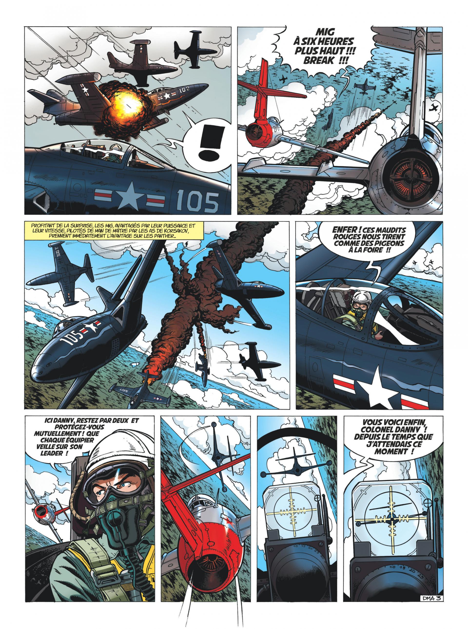 Duel sur Mig Alley - couleurs