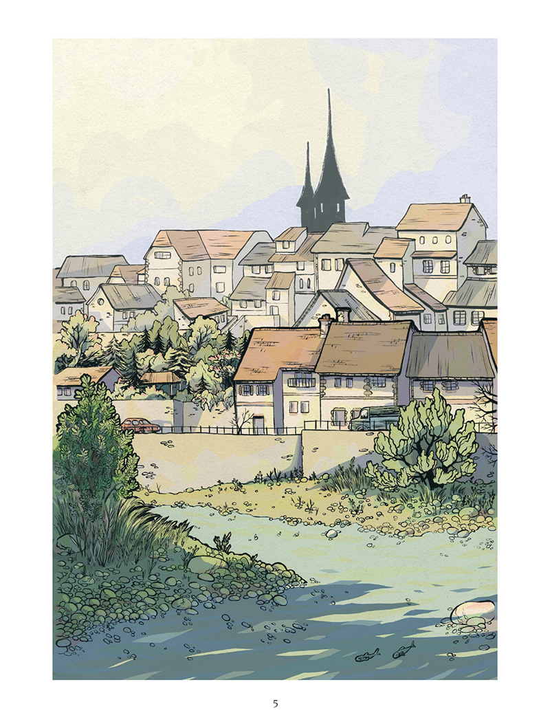 Extrait n°1 de la bd Dieu n'aime pas papa par Davy Mourier