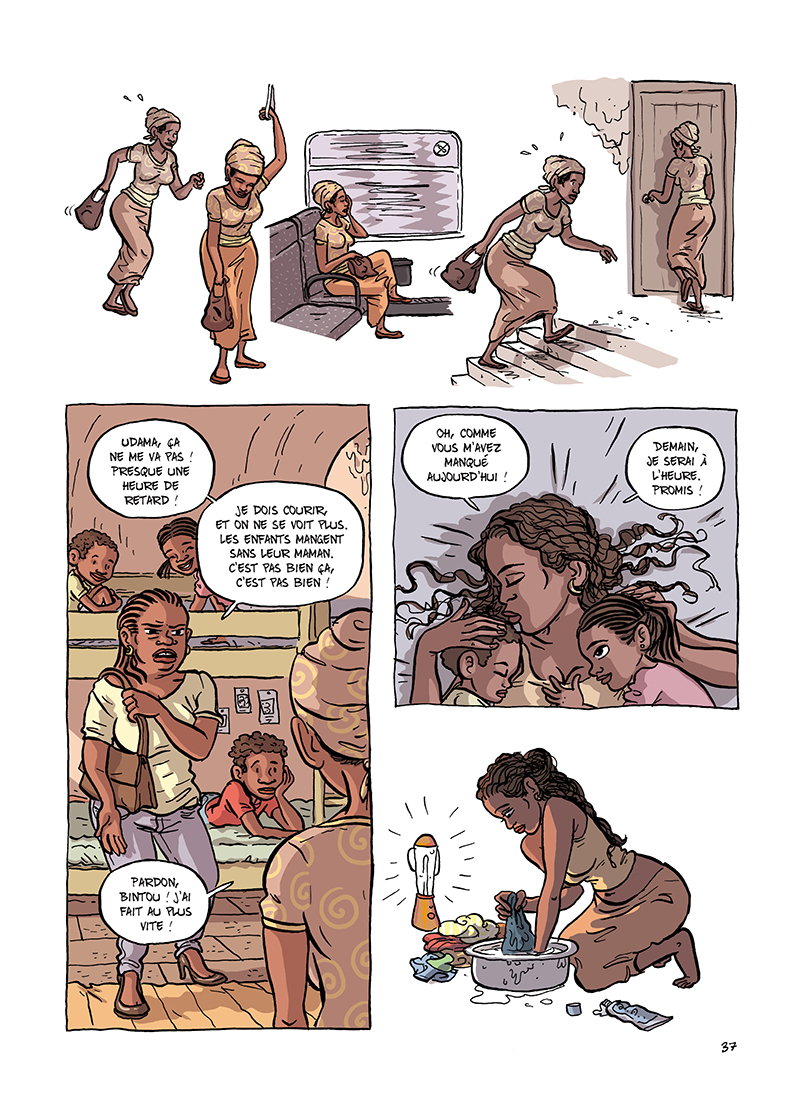 Extrait n°13 de la bd Udama chez ces gens-là par Zelba
