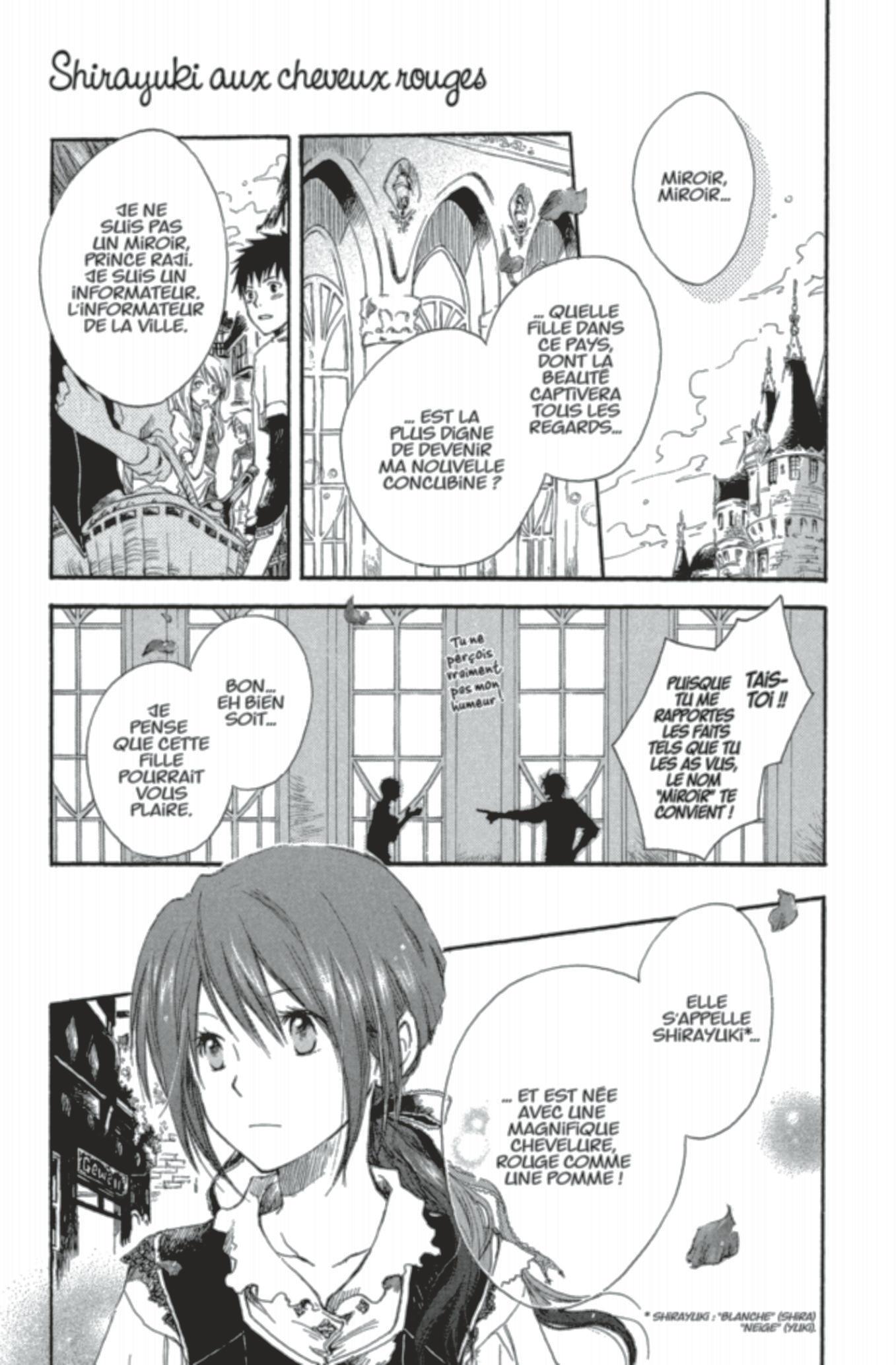Shirayuki aux cheveux rouges T1