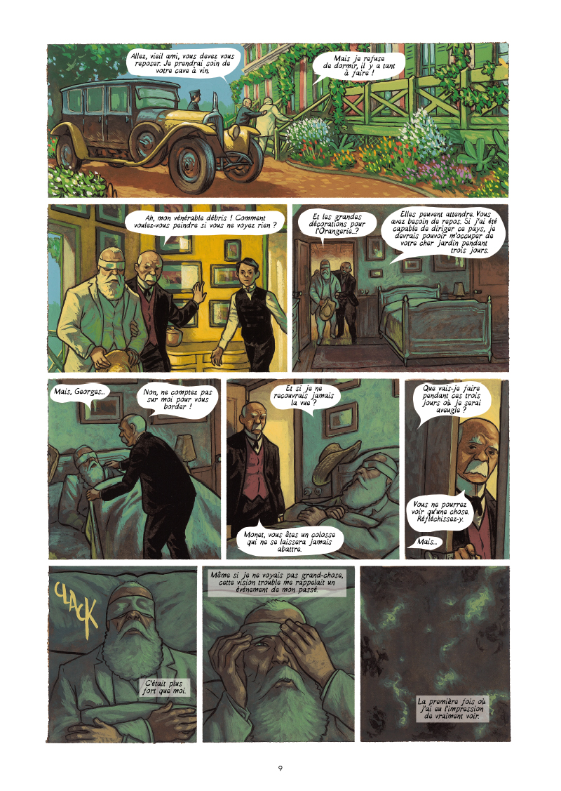Extrait n°3 de la bd Monet, Nomade de la lumière par Salva Efa