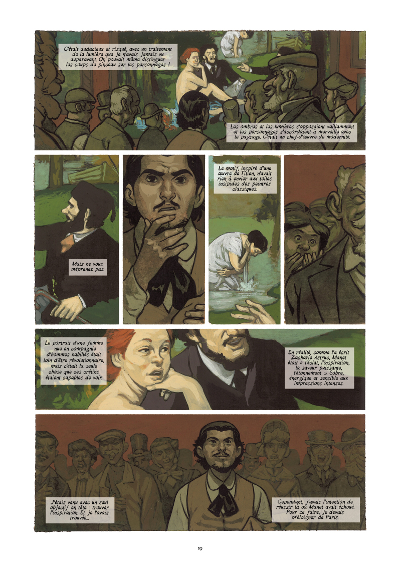Extrait n°13 de la bd Monet, Nomade de la lumière par Salva Efa