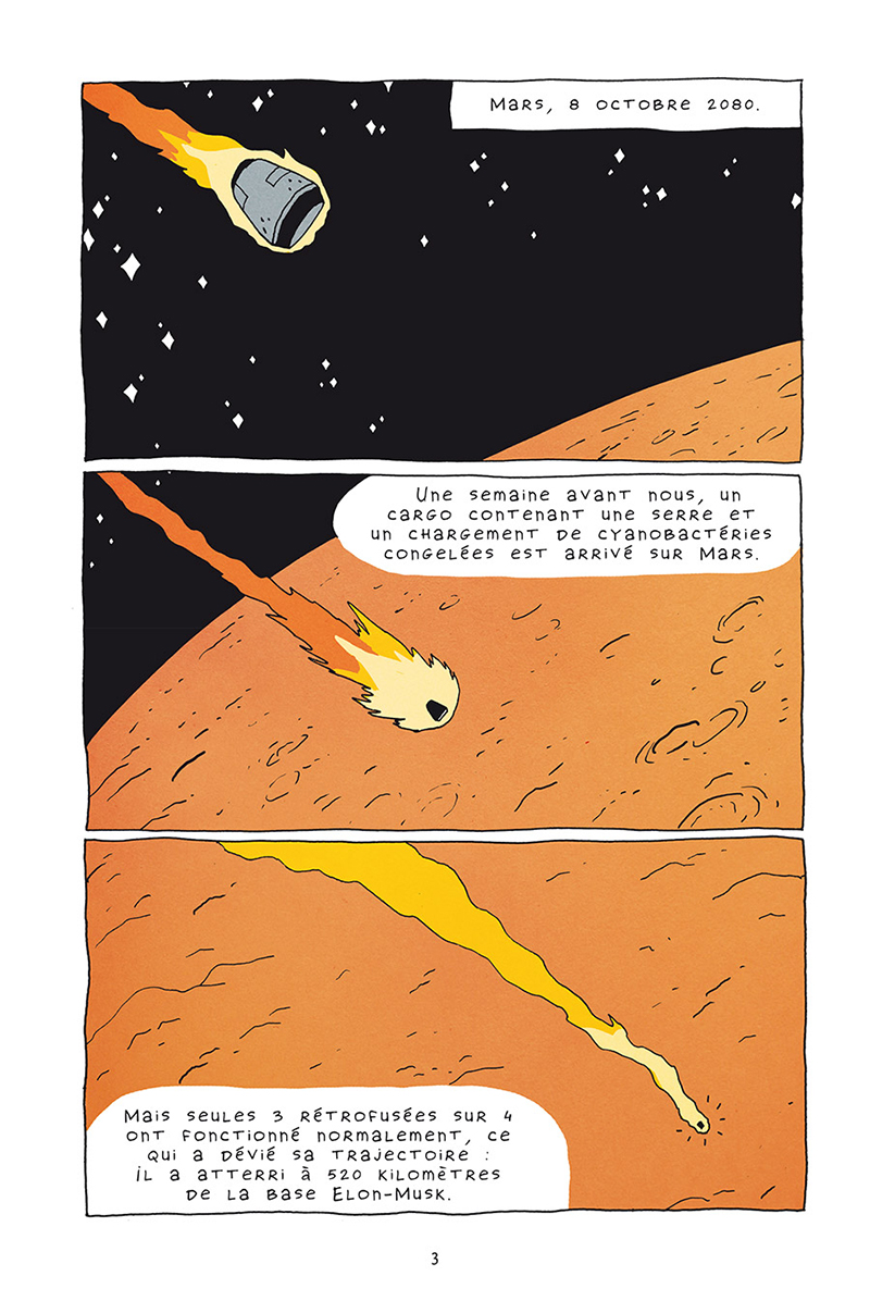 Extrait n°1 de la bd Mars horizon par Erwann Surcouf