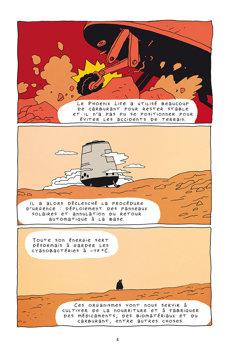 Extrait n°2 de la bd Mars horizon par Erwann Surcouf
