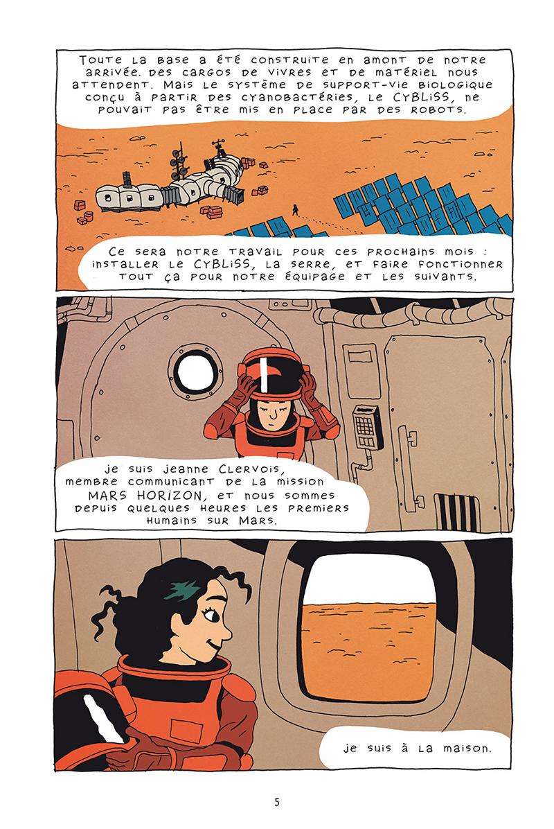 Extrait n°3 de la bd Mars horizon par Erwann Surcouf
