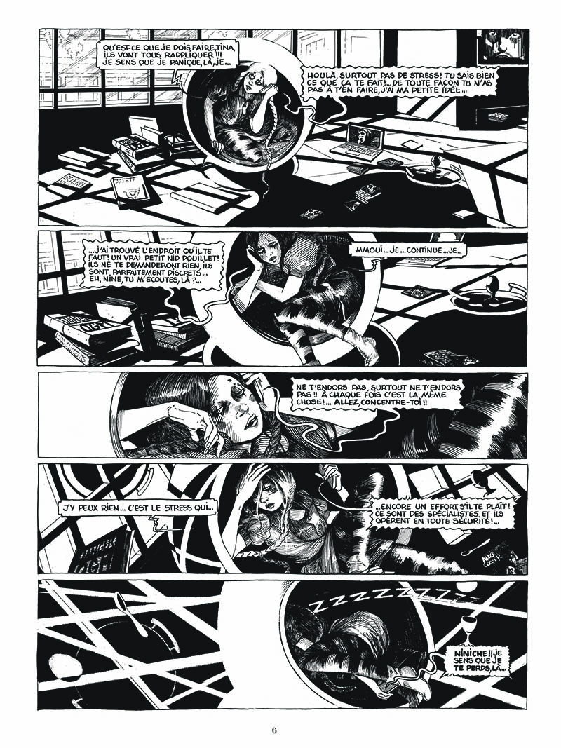 Extrait n°2 de la bd Ornithomaniacs par Daria Schmitt