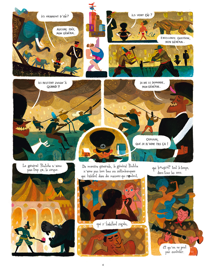 Extrait n°2 de la bd Quand le cirque est venu par Wilfrid Lupano