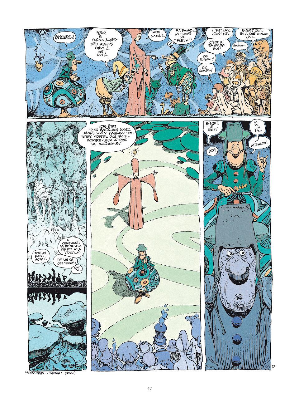 Extrait n°1 de la bd Le Bandard Fou Classique par Moebius