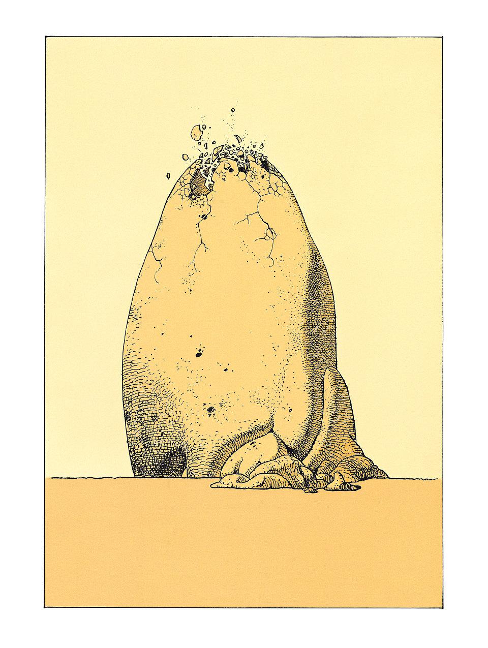 Extrait n°2 de la bd Le Bandard Fou Classique par Moebius