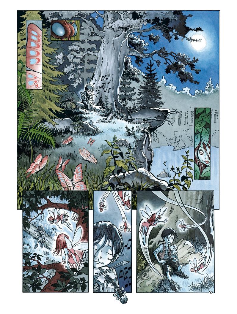 Extrait n°1 de la bd par Mathieu Gallié