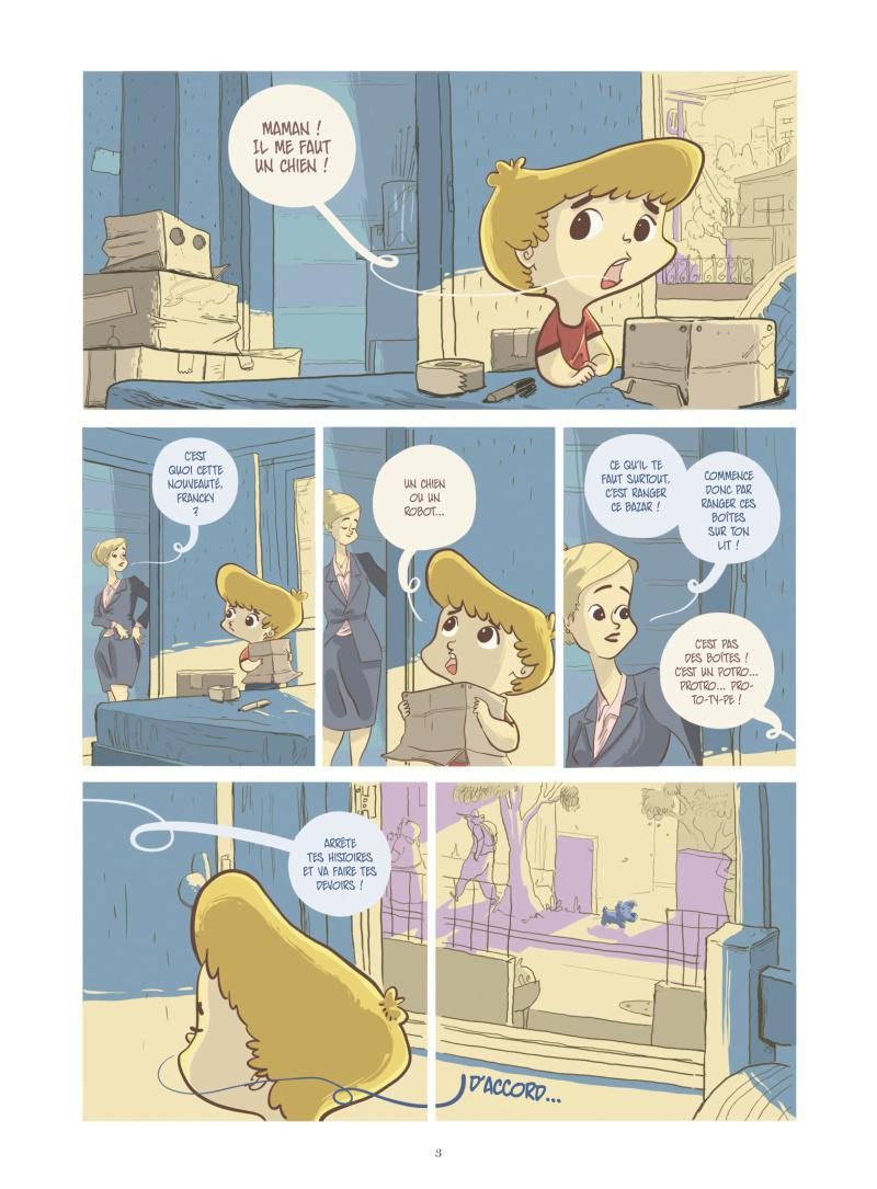 Extrait n°1 de la bd Bidou, une vie de chien