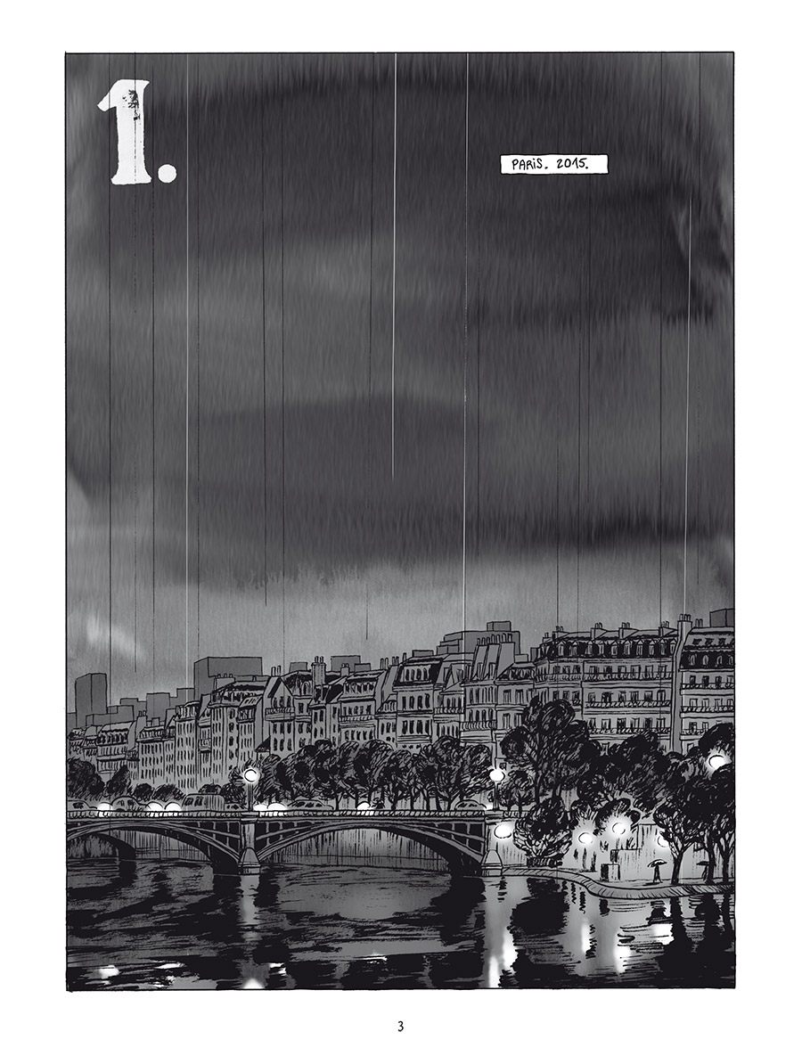 Extrait n°1 de la bd L'Homme gribouillé par Serge Lehman