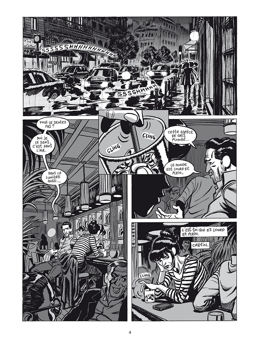 Extrait n°2 de la bd L'Homme gribouillé par Serge Lehman