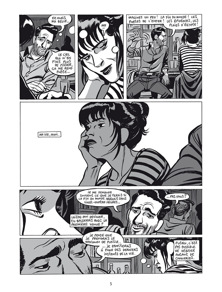 Extrait n°3 de la bd L'Homme gribouillé par Serge Lehman