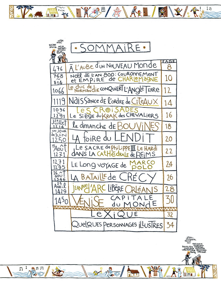 Extrait n°1 de la bd Le Moyen Âge par Florent Chavouet