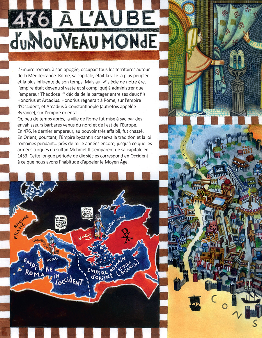 Extrait n°2 de la bd Le Moyen Âge par Florent Chavouet