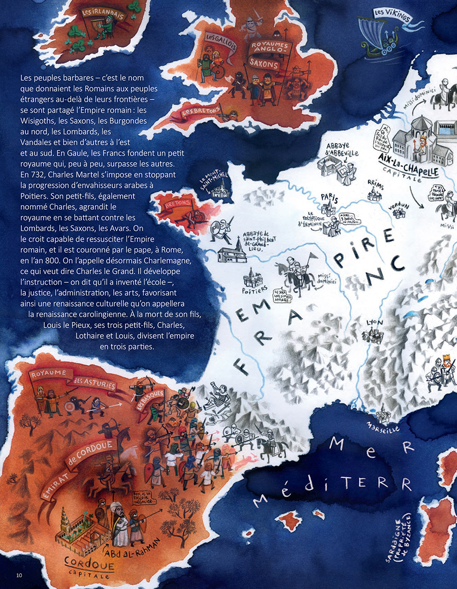 Extrait n°4 de la bd Le Moyen Âge par Florent Chavouet