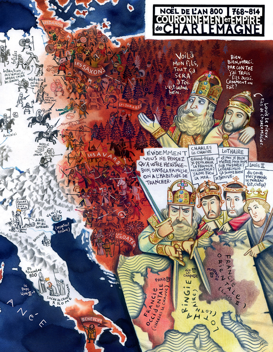 Extrait n°5 de la bd Le Moyen Âge par Florent Chavouet
