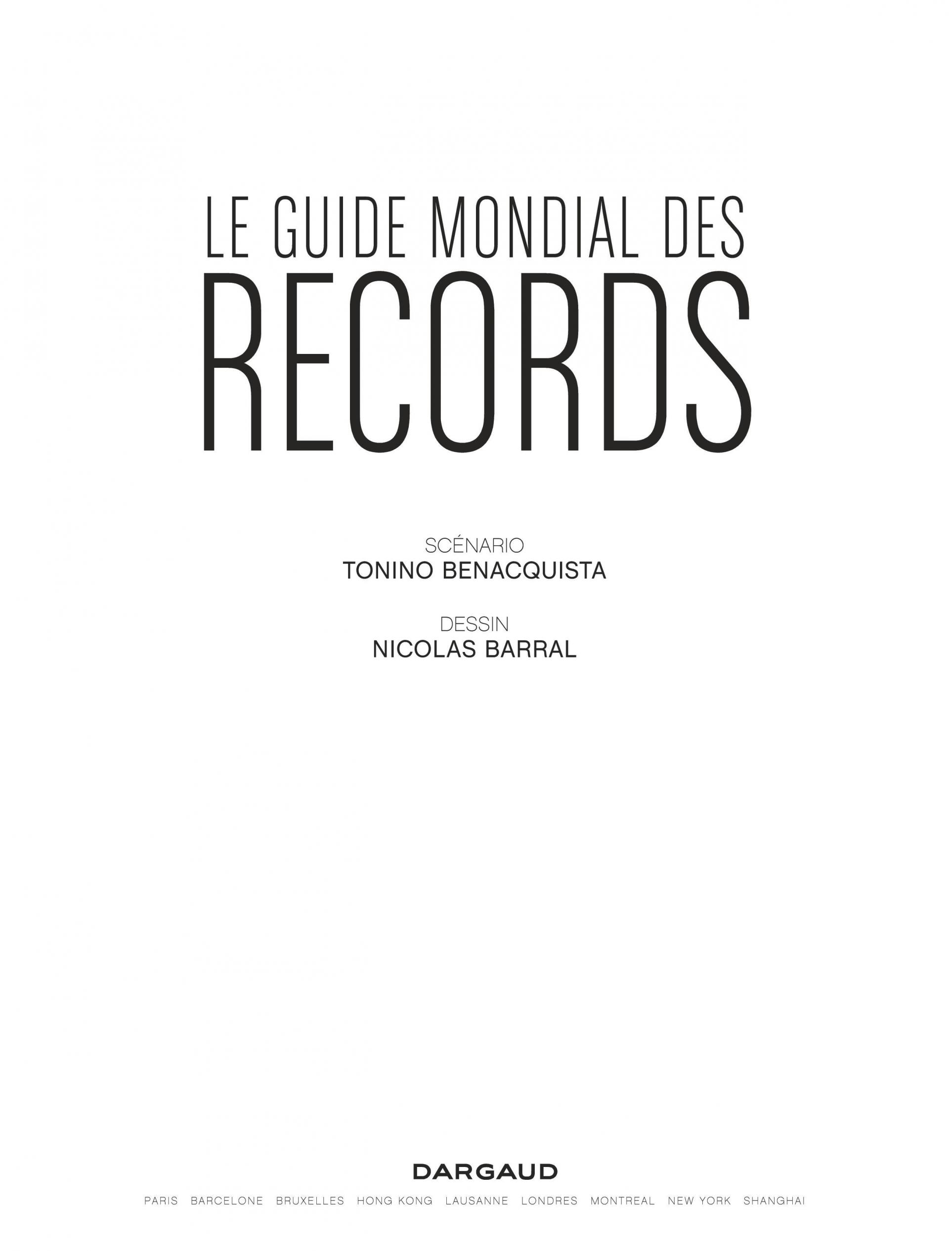 Le Guide mondial des records