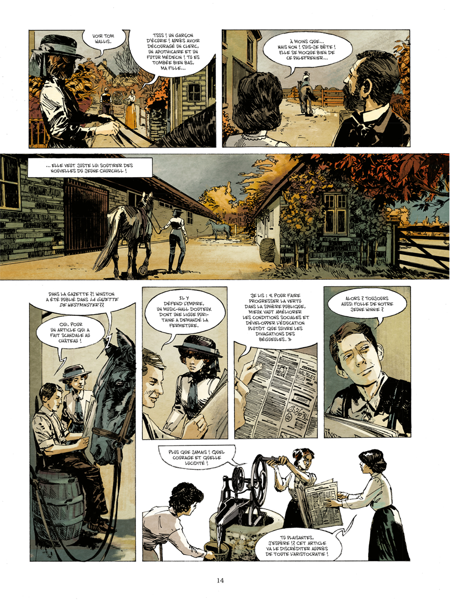 Extrait n°10 de la bd Churchill et moi par Frank Giroud