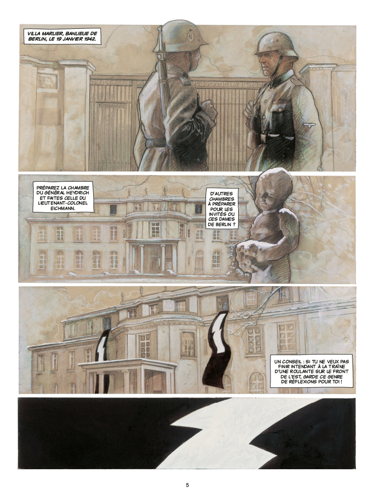 Extrait n°1 de la bd Wannsee par Fabrice Le Hénanff