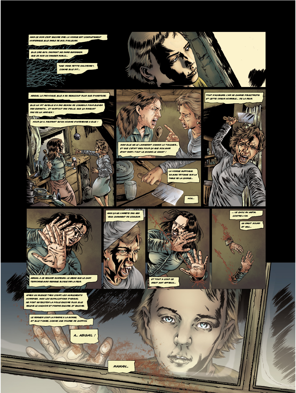 Extrait n°3 de la bd par Maxime Chattam