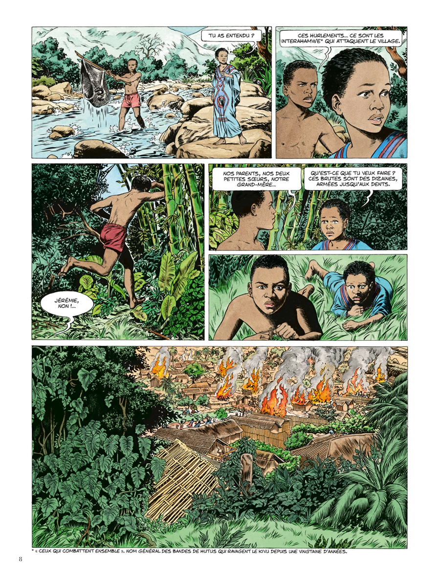 Extrait n°2 de la bd Kivu par Jean Van Hamme
