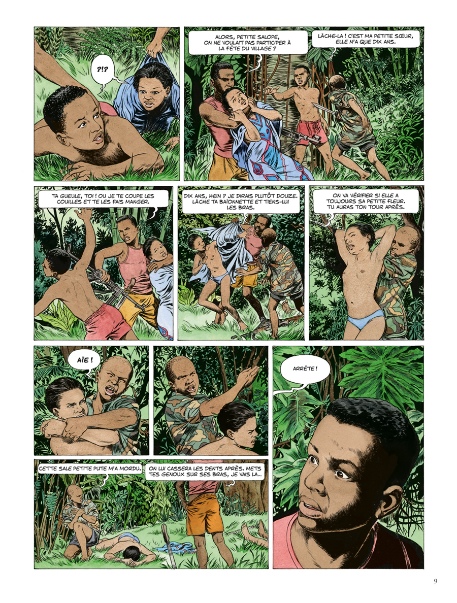 Extrait n°3 de la bd Kivu par Jean Van Hamme