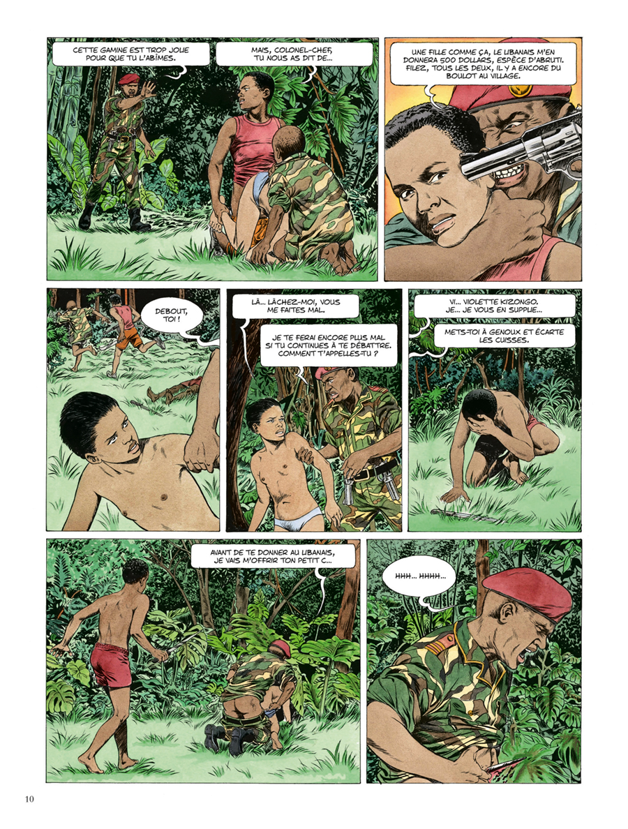 Extrait n°4 de la bd Kivu par Jean Van Hamme