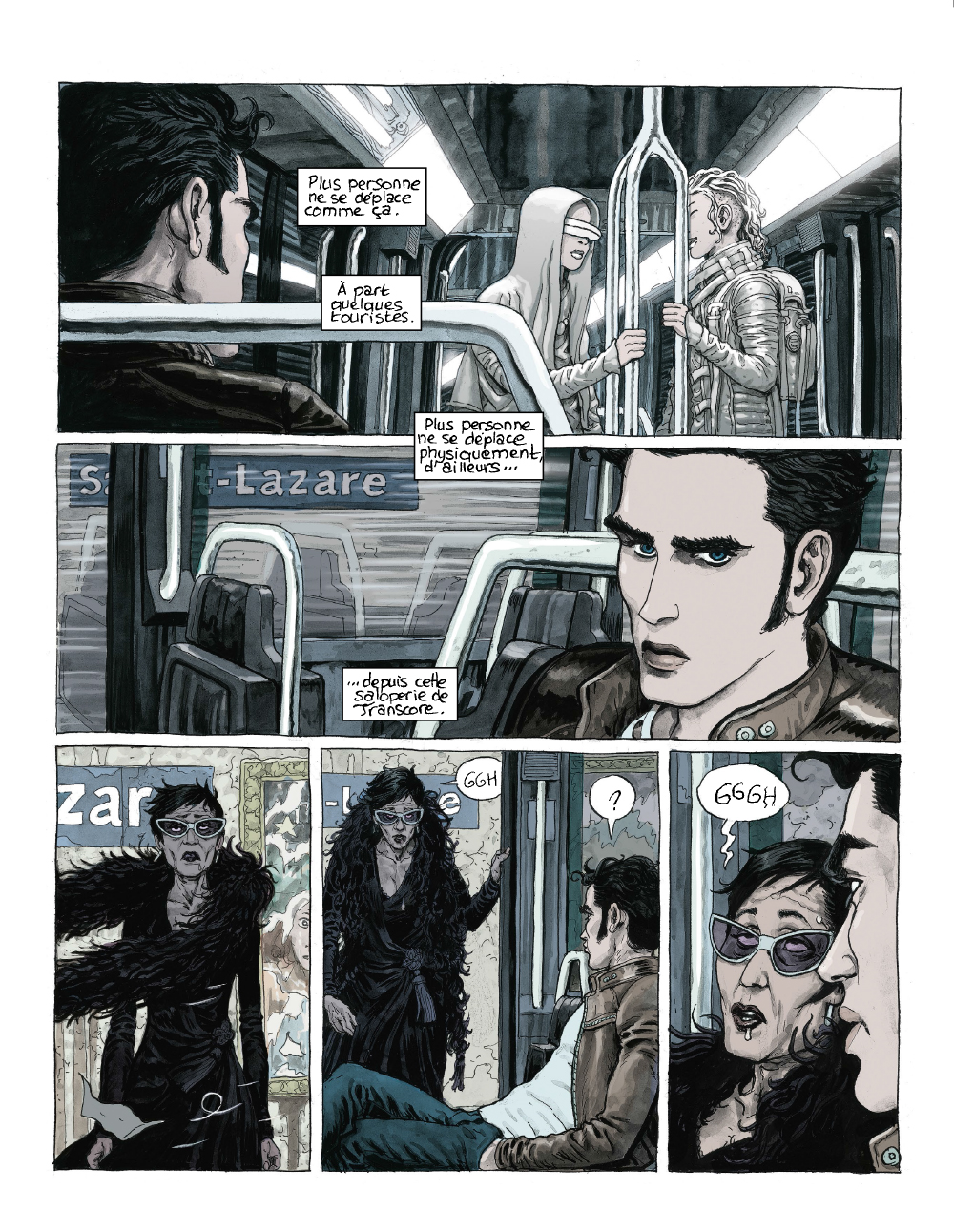 Extrait n°3 de la bd Paris 2119 par Zep