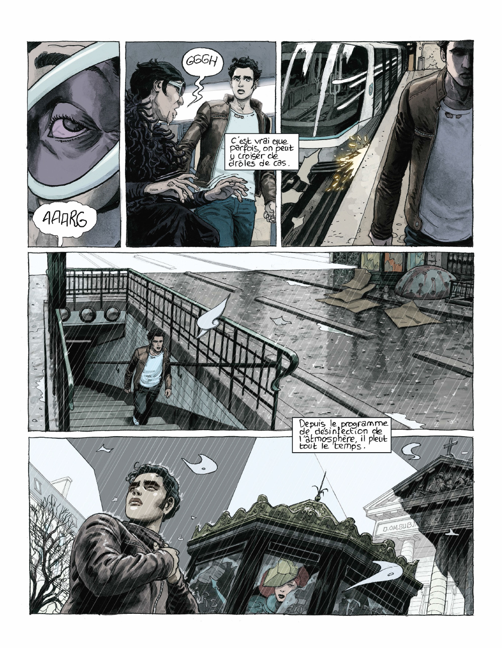Extrait n°4 de la bd Paris 2119 par Zep