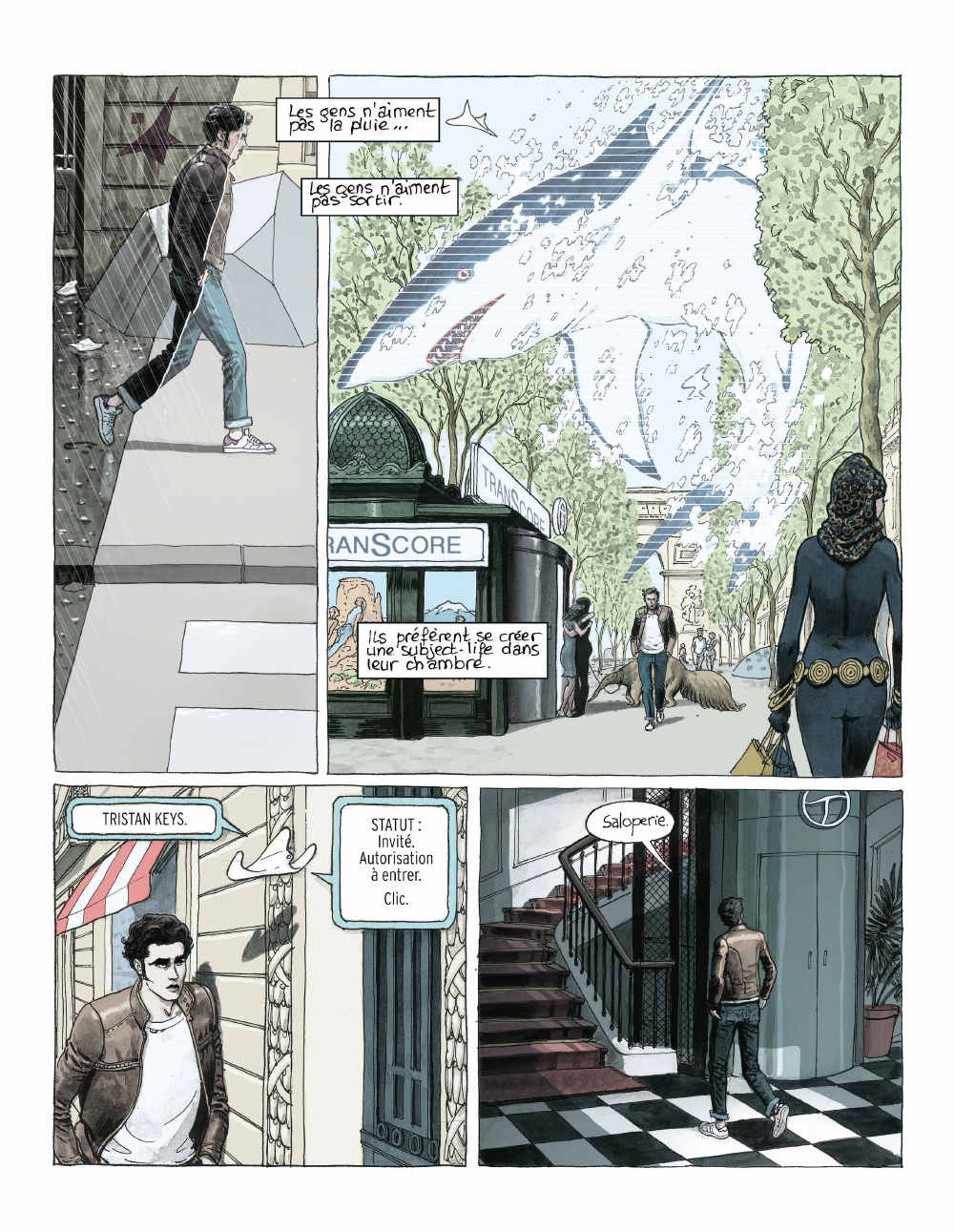 Extrait n°5 de la bd Paris 2119 par Zep