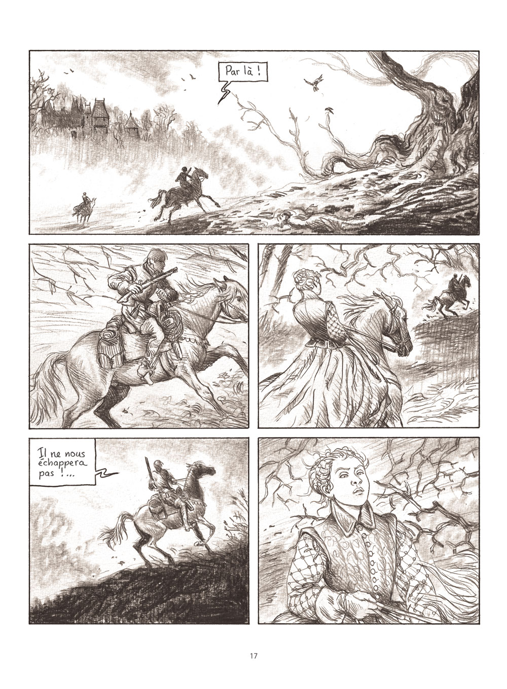Extrait n°3 de la bd Milady ou Le mystère des Mousquetaires par Frédéric Bihel