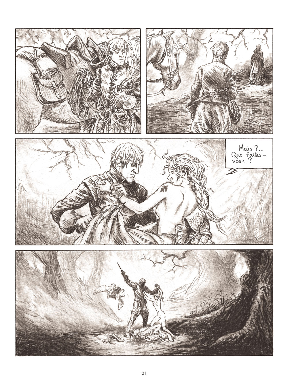 Extrait n°7 de la bd Milady ou Le mystère des Mousquetaires par Frédéric Bihel