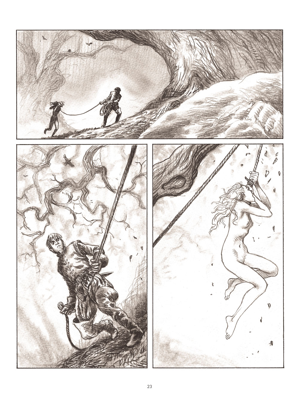 Extrait n°9 de la bd Milady ou Le mystère des Mousquetaires par Frédéric Bihel