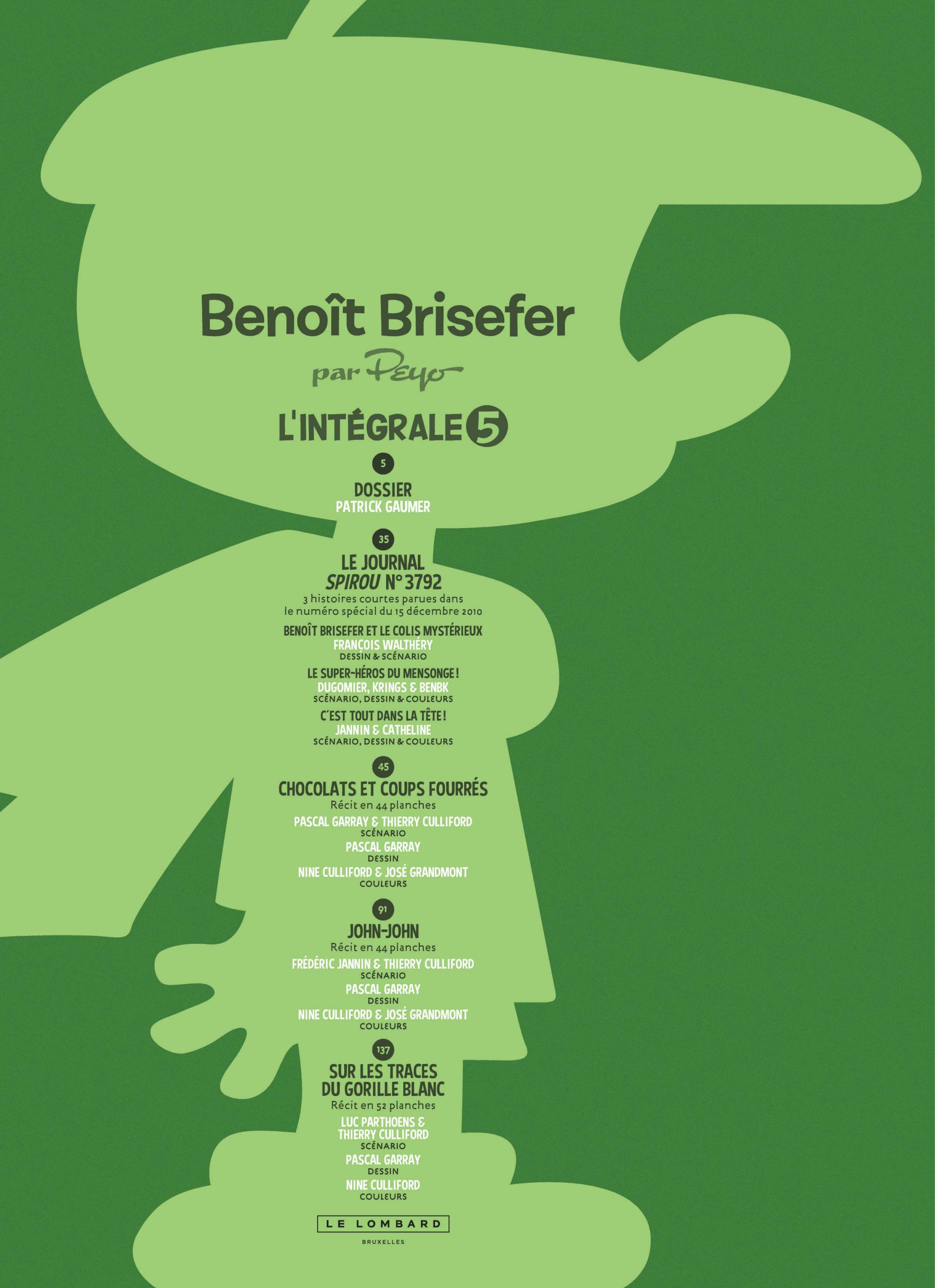 Intégrale Benoît Brisefer 5