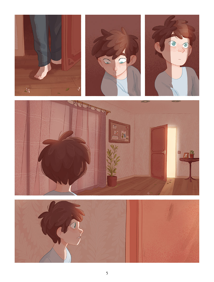 Extrait n°1 de la bd Les Fleurs de grand frère par Gaëlle Geniller