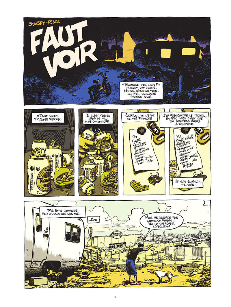 Extrait n°1 de la bd Macadam Byzance par Pierrick Starsky