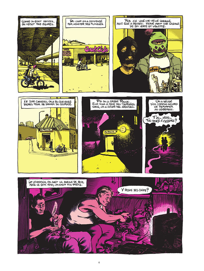 Extrait n°2 de la bd Macadam Byzance par Pierrick Starsky