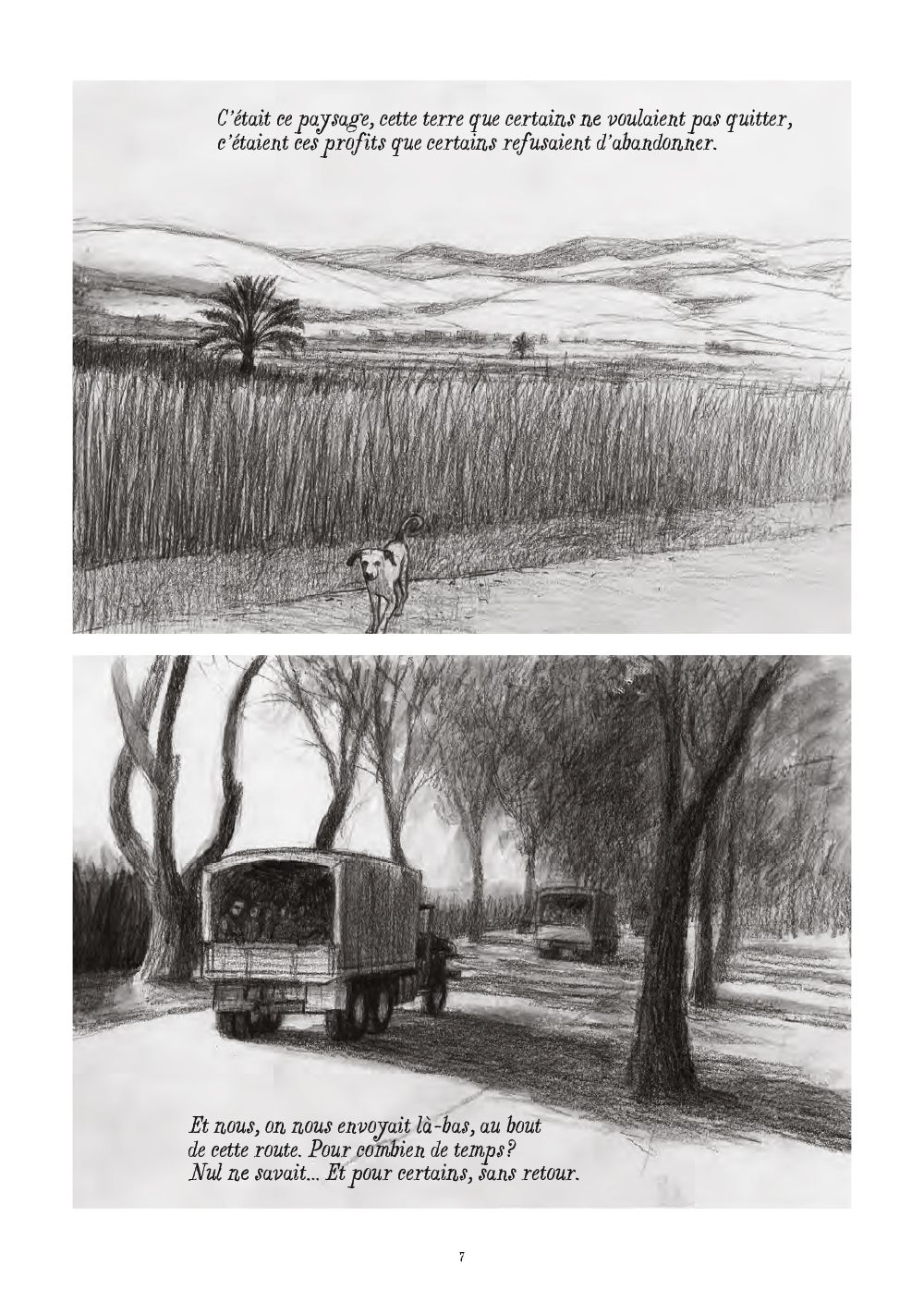 Extrait n°3 de la bd Soleil brûlant en Algérie par Alexandre Tikhomiroff