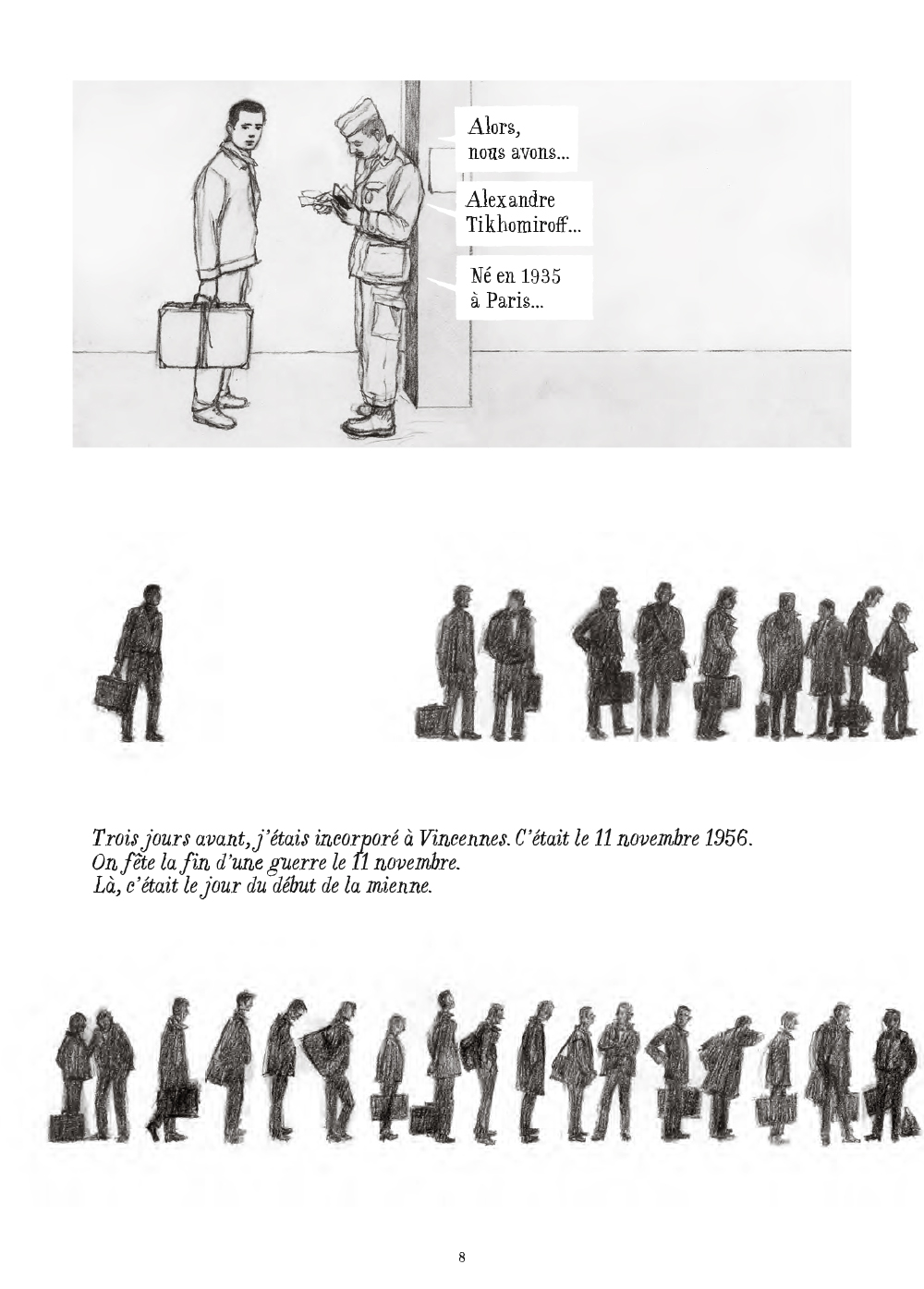 Extrait n°4 de la bd Soleil brûlant en Algérie par Alexandre Tikhomiroff