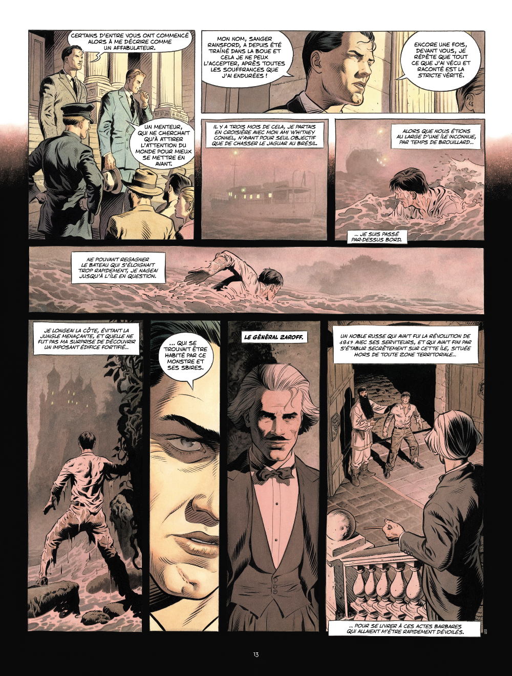Extrait n°2 de la bd Zaroff par Sylvain Runberg