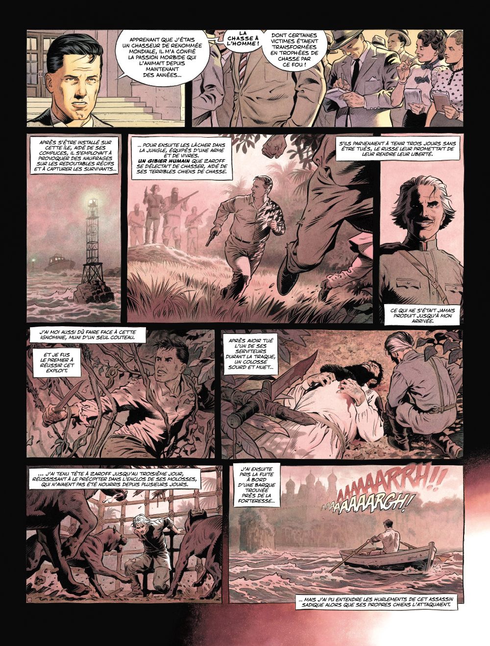 Extrait n°3 de la bd Zaroff par Sylvain Runberg