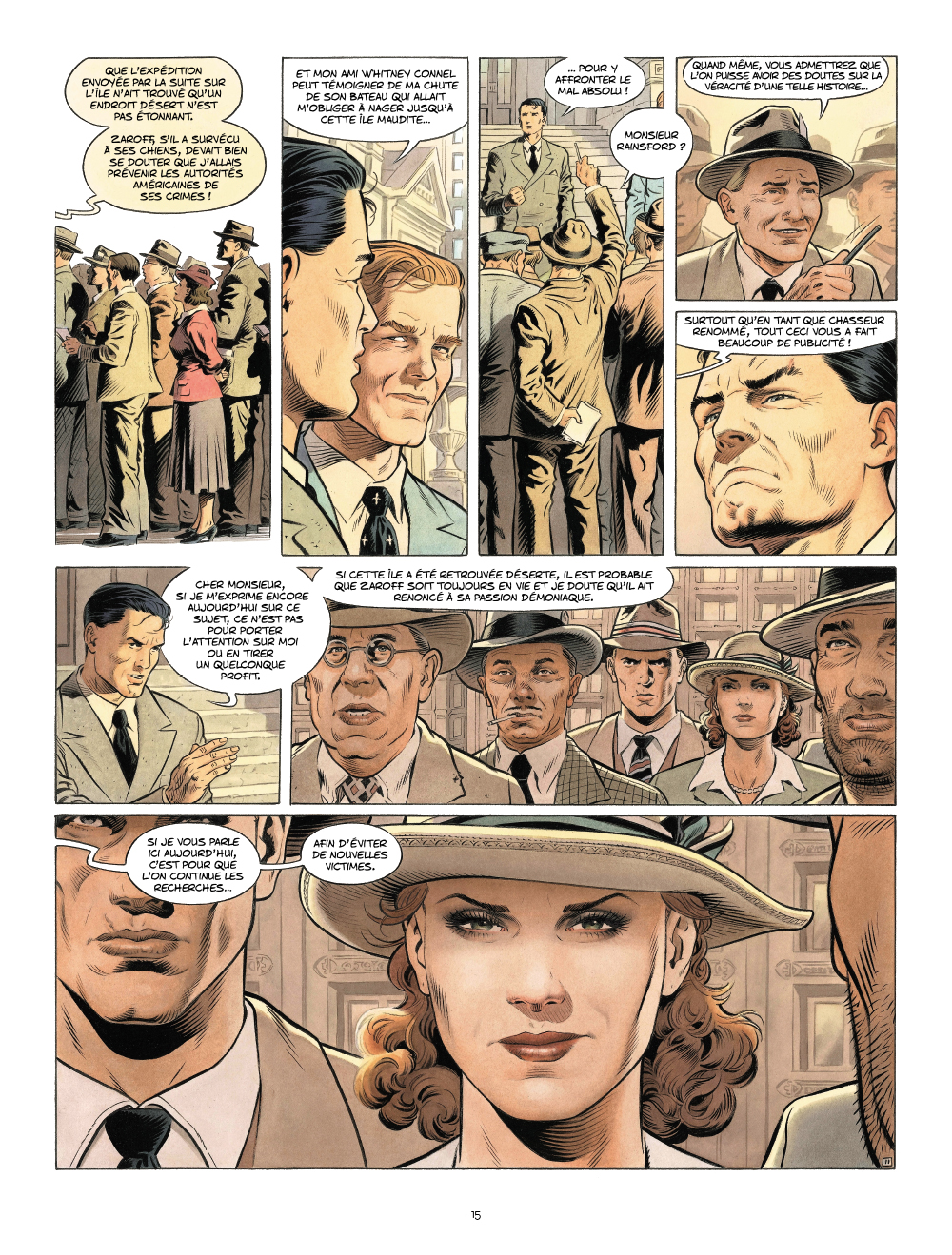 Extrait n°4 de la bd Zaroff par Sylvain Runberg