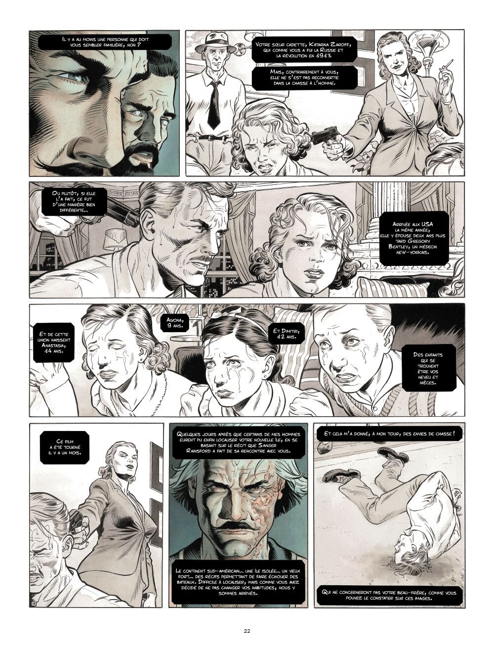 Extrait n°11 de la bd Zaroff par Sylvain Runberg