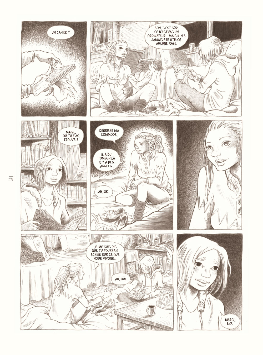 Extrait n°2 de la bd Dans la forêt par Lömig