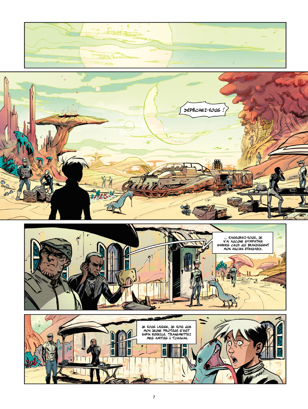 Extrait n°3 de la bd tome 1 par Laurent Genefort
